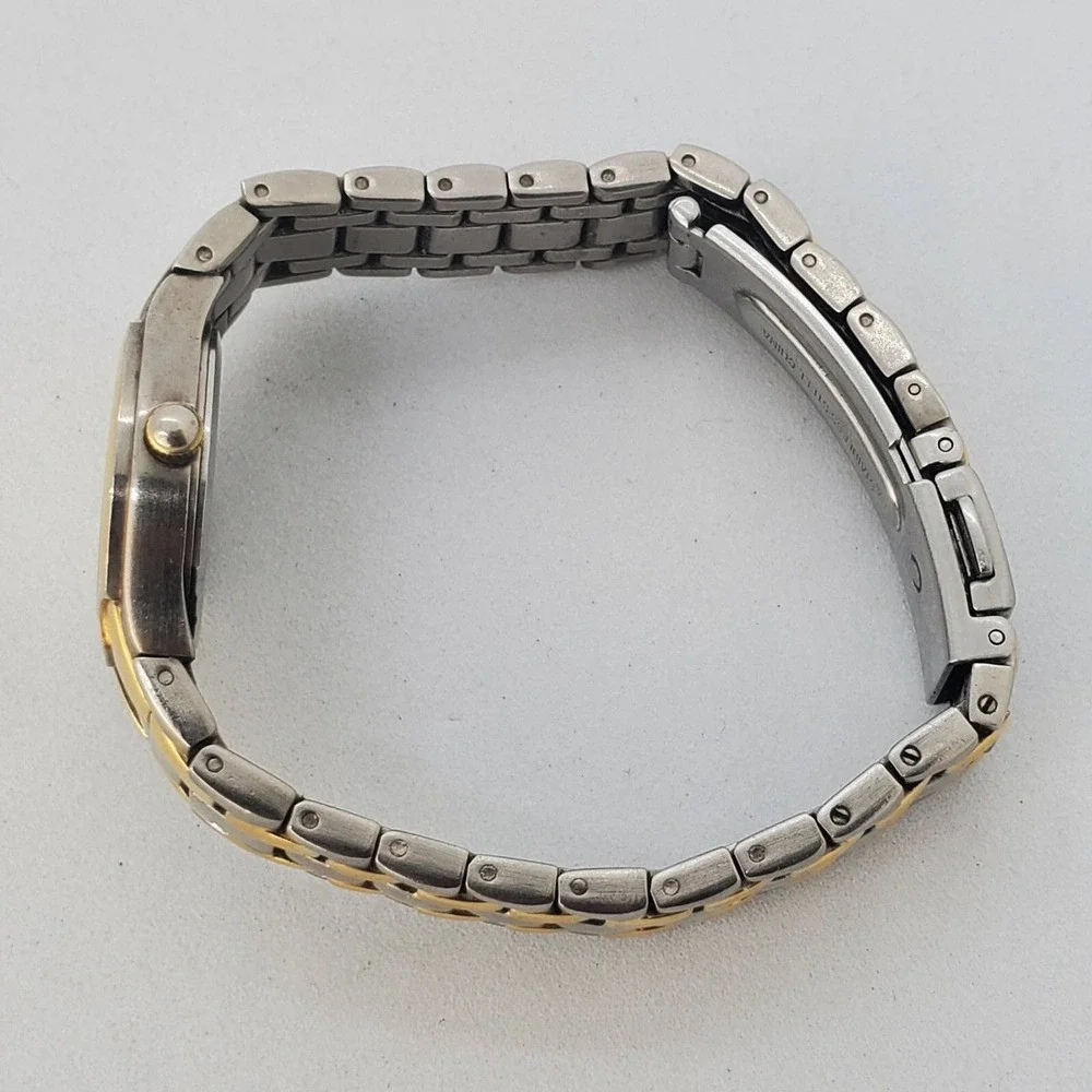 Anne Klein Women's Watch‎ Gold Silver Tone Dial Bracelet Date 6